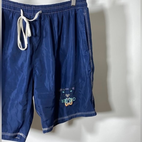 KENZO Navy swim shorts - Picture 2 of 7